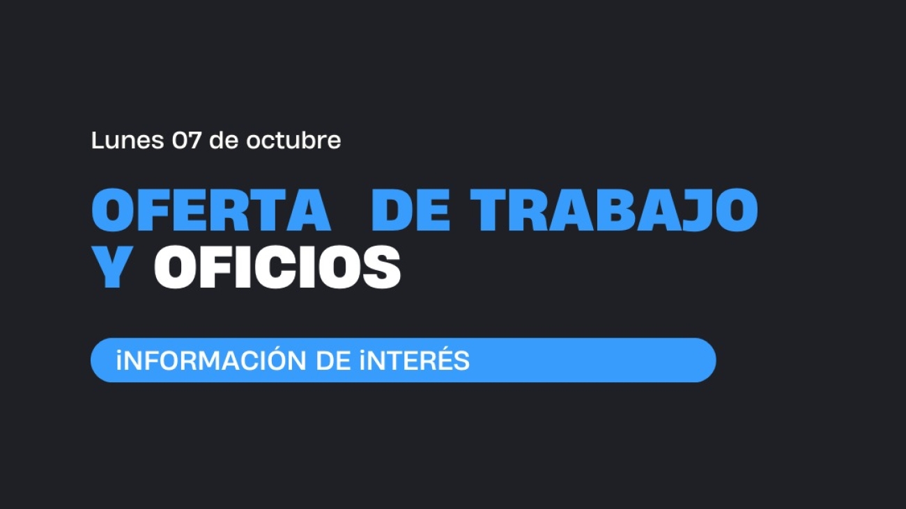OFERTA DE TRABAJO
