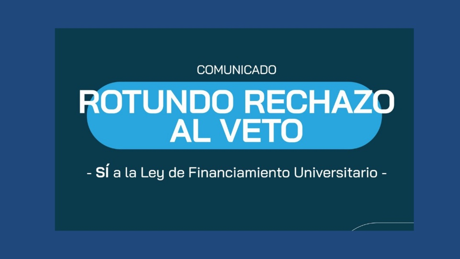 rechazo al veto