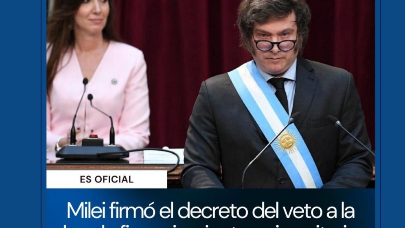 veto de milei